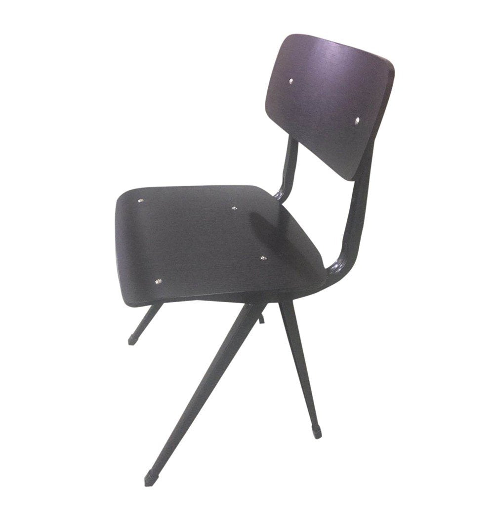 Rika Chair - Black Seat/Back & Black Frame - GFURN