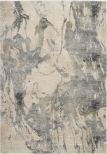 Load image into Gallery viewer, Nourison Fusion FSS16 Beige and Grey 10&#39;x13&#39; Oversized Rug FSS16 Cream Grey
