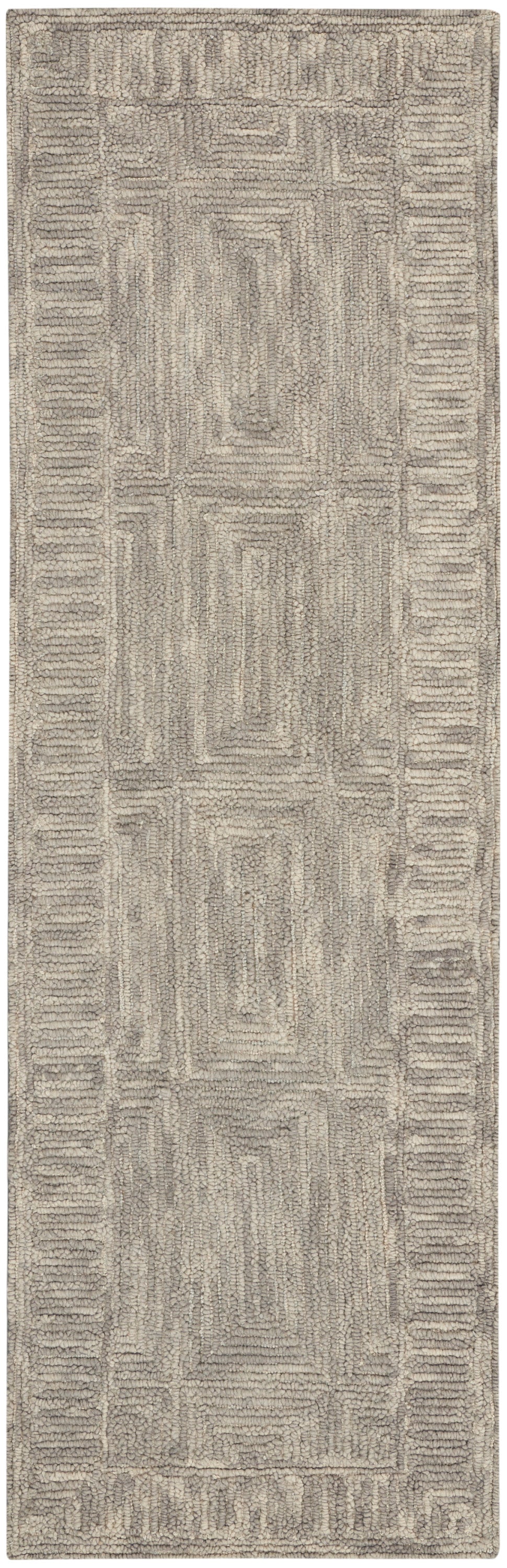 Nourison Colorado 8' Runner Area Rug CLR04 Grey