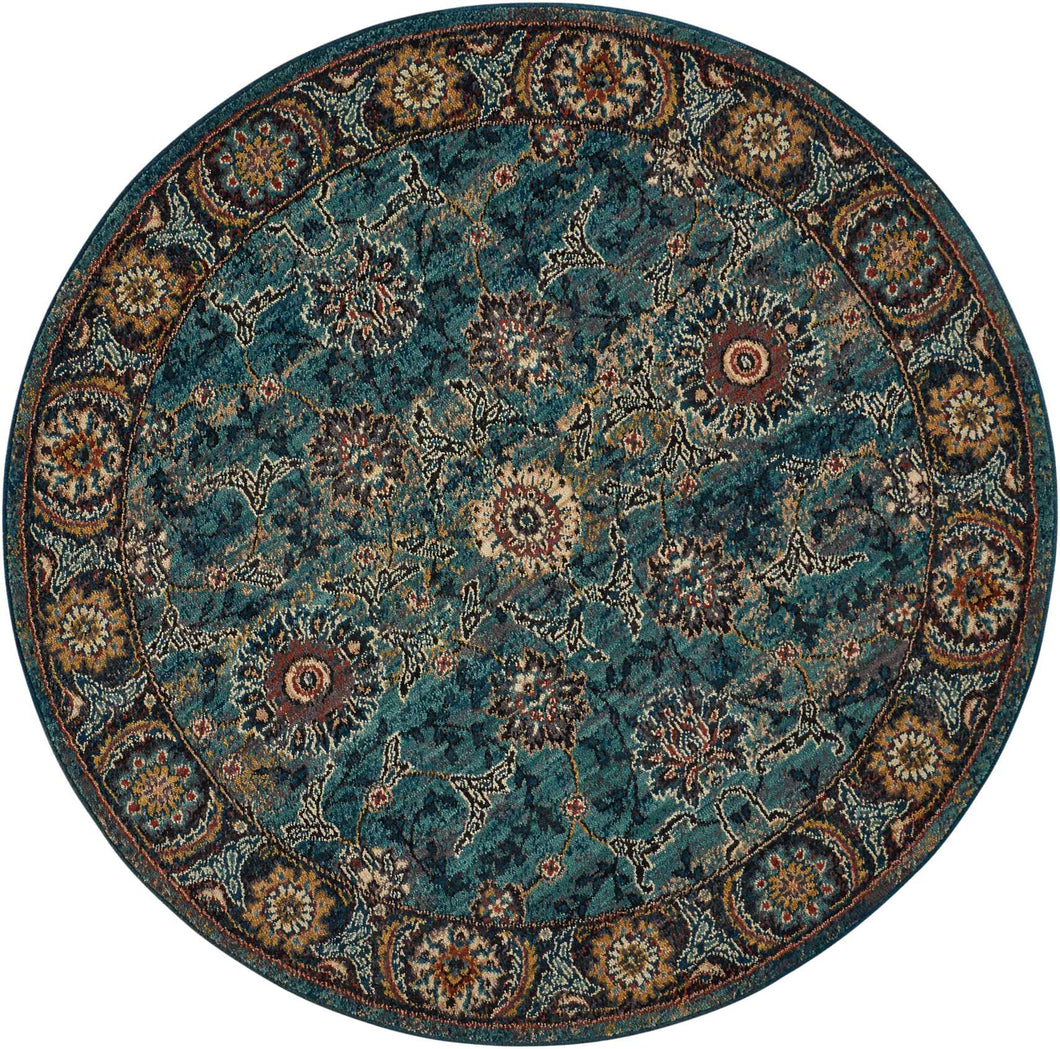 Nourison 2020 NR207 5' Round Area Rug NR207 Marine