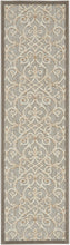 Load image into Gallery viewer, Nourison Aloha 10&#39; Runner Grey Patio Area Rug ALH21 Natural
