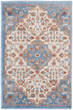 Load image into Gallery viewer, Nourison Elation 2&#39; x 3&#39; Area Rug ETN08 Ivory Blue
