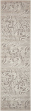 Load image into Gallery viewer, Nourison Graphic Illusions GIL01 Grey 8&#39; Runner Hallway Rug GIL01 Grey/Camel
