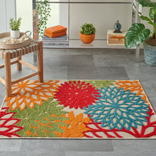 Load image into Gallery viewer, Nourison Aloha ALH05 Green 3&#39;x4&#39; Indoor-outdoor Area Rug ALH05 Green
