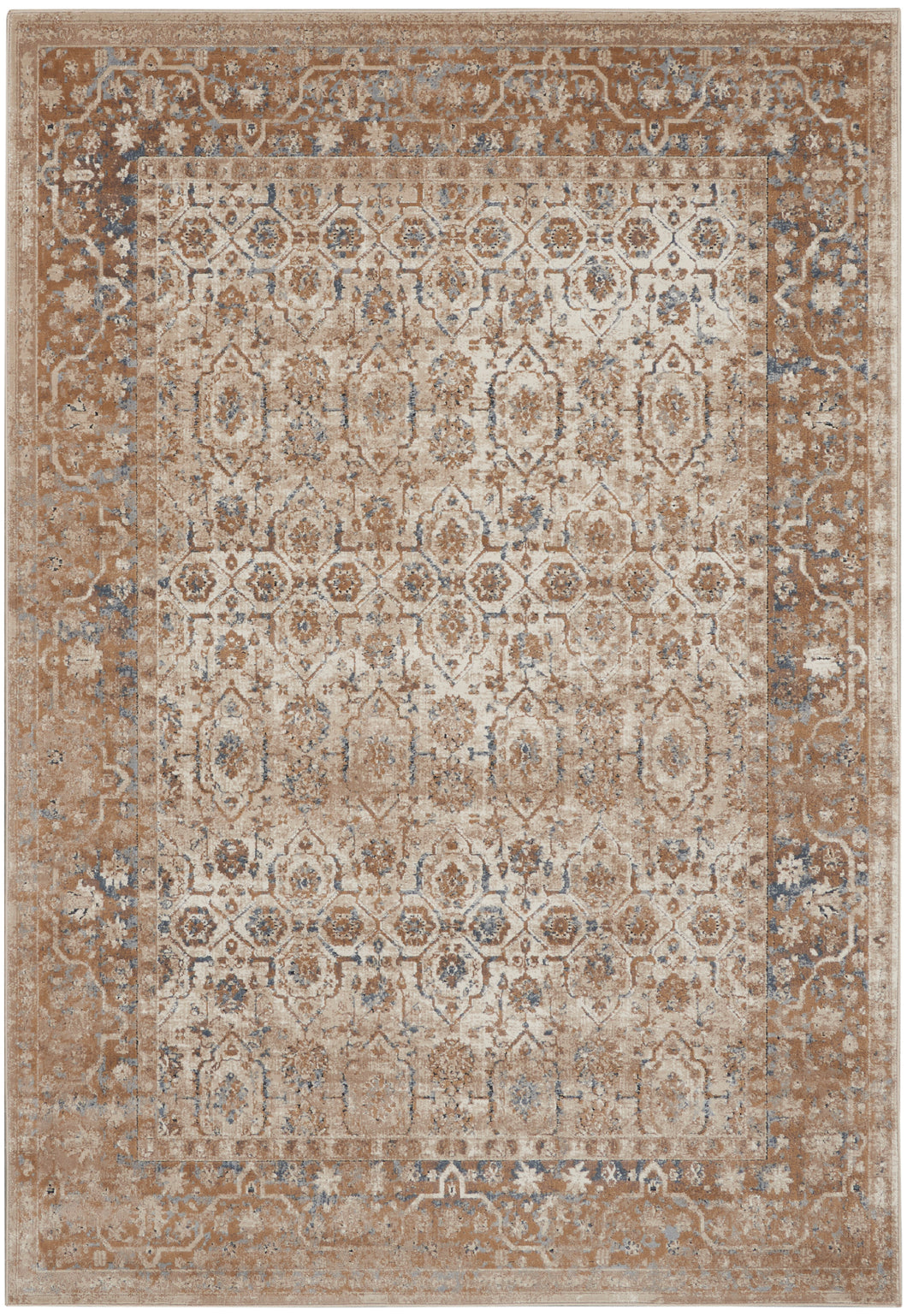 kathy ireland Home Malta MAI04 Beige 4'x6' Area Rug MAI04 Taupe