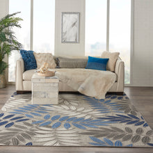 Load image into Gallery viewer, Nourison Aloha 6&#39;x9&#39; Area Rug ALH18 Grey/Blue
