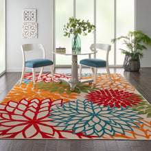 Load image into Gallery viewer, Nourison Aloha ALH05 Green 8&#39;x11&#39; Oversized Indoor-outdoor Rug ALH05 Green
