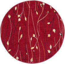 Load image into Gallery viewer, Nourison Grafix GRF15 Red 4&#39; Round Area Rug GRF15 Red
