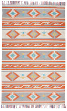 Load image into Gallery viewer, Nourison Baja BAJ03 Grey and White 4&#39;x6&#39; Southwestern Area Rug BAJ03 Ivory/Grey
