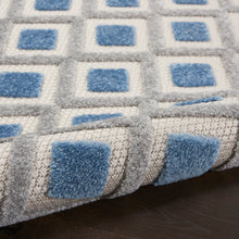 Load image into Gallery viewer, Nourison Aloha 9&#39; x 12&#39; Area Rug ALH26 Blue/Grey
