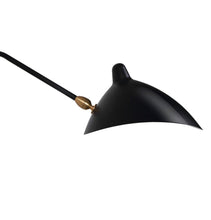 Load image into Gallery viewer, Sergio Rotating Sconce Two Arms (1 Curved) Wall Lamp - GFURN
