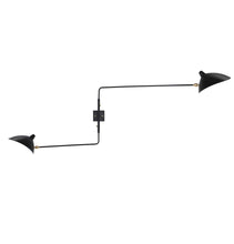 Load image into Gallery viewer, Sergio Rotating Sconce Two Straight Arms Wall Lamp - GFURN
