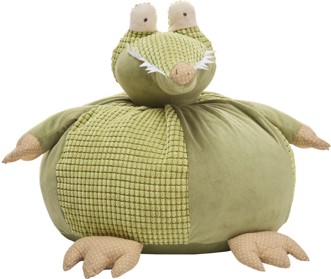 Mina Victory Plush Crocodile Green Pouf Throw Pillow N1566 18