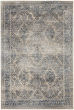 Load image into Gallery viewer, Malta by kathy ireland Home MAI12 Ivory/Blue 5&#39;x8&#39; Area Rug MAI12 Ivory/Blue

