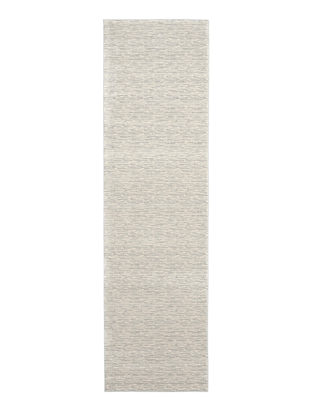 Calvin Klein Jackson CK781 Ivory and Grey 8' Runner Striated Hallway Rug CK781 Beige/Grey