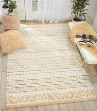 Load image into Gallery viewer, Nourison Kamala DS503 Gold 4&#39;x6&#39; Area Rug DS503 Yellow
