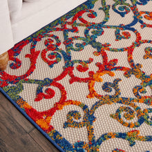 Load image into Gallery viewer, Nourison Aloha ALH21 5&#39;x8&#39; Multicolor Easy-care Indoor-outdoor Rug ALH21 Multicolor
