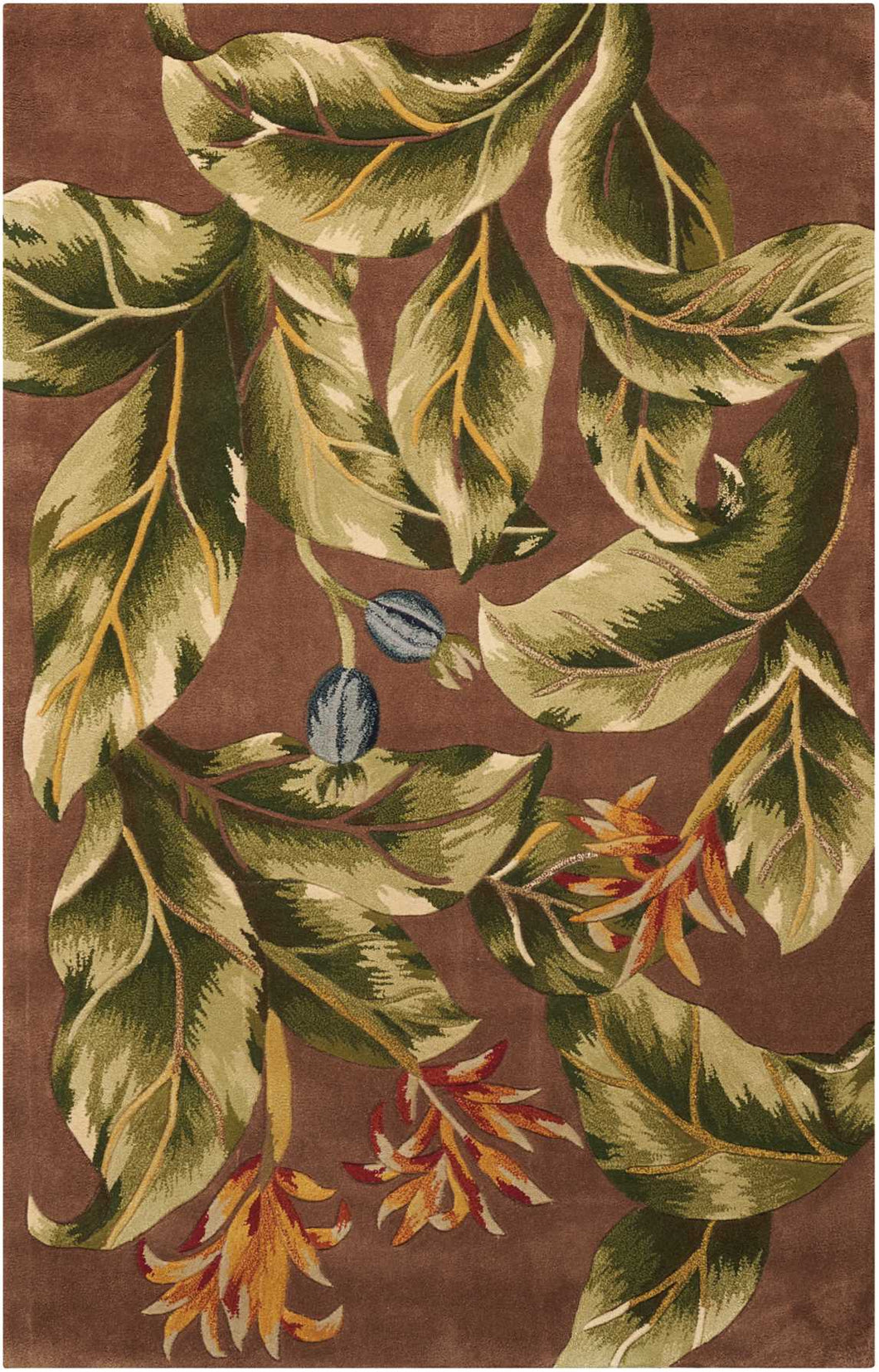 Nourison Tropics TS02 Beige 4'x6' Area Rug TS02 Khaki