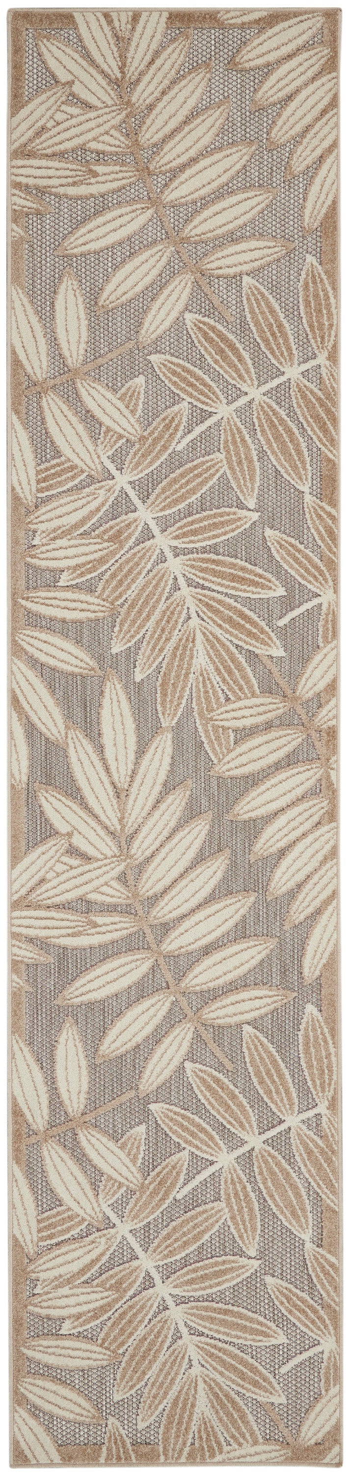 Nourison Aloha 10' Runner Area Rug ALH18 Natural