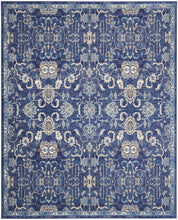 Load image into Gallery viewer, Nourison Grafix GRF24 Navy Blue 8&#39;x10&#39; Large Rug GRF24 Navy
