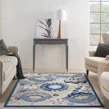 Load image into Gallery viewer, Nourison Aloha 4&#39; x 6&#39; Area Rug ALH25 Blue/Grey
