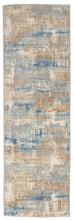 Load image into Gallery viewer, Calvin Klein Ck950 Rush 7&#39; Runner Area Rug CK951 Blue/Beige
