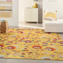Load image into Gallery viewer, Nourison Allur 9&#39; x 12&#39; Yellow Multicolor Area Rug ALR08 Yellow Multicolor

