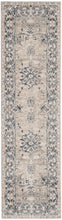 Load image into Gallery viewer, kathy ireland Home Malta MAI05 Blue and Ivory 8&#39; Runner Hallway Rug MAI05 Ivory/Blue
