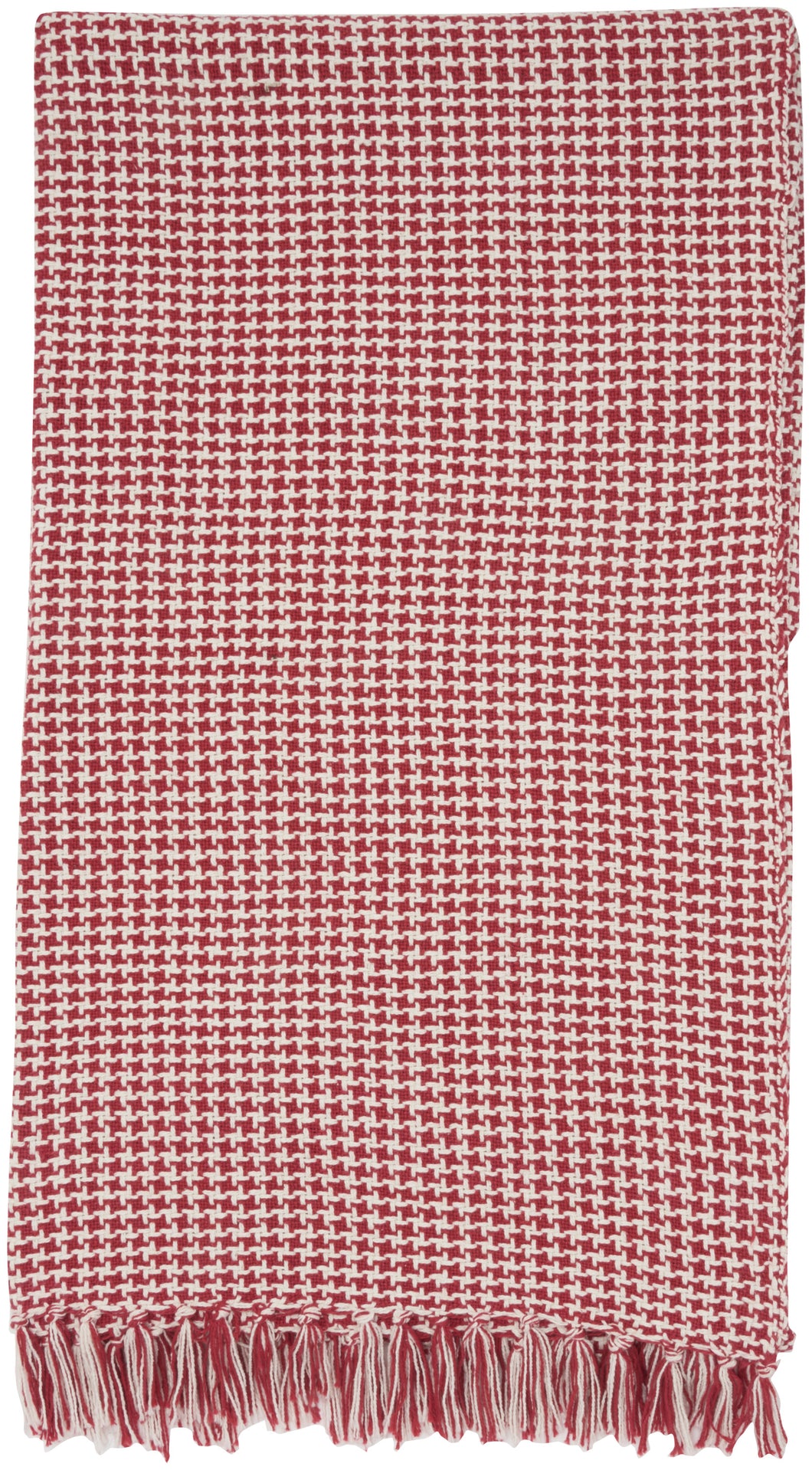 Mina Victory Cotton Red Throw Blanket SH470 50