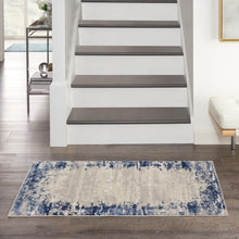 Load image into Gallery viewer, Nourison Cyrus 3&#39; x 4&#39; Area Rug CYR04 Ivory/Navy
