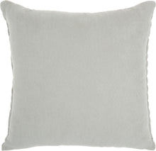 Load image into Gallery viewer, Nourison Life Styles Quilted Chevron Light Grey Throw Pillow ET299 18&quot;X18&quot;
