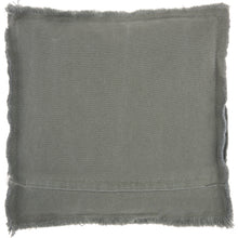 Load image into Gallery viewer, Nourison Outdoor Pillows Cushion with Handle Grey Throw Pillow NB710 18&quot; x 18&quot; x 1&quot;

