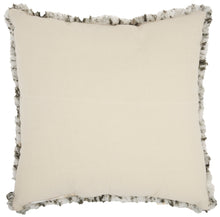 Load image into Gallery viewer, Mina Victory Life Styles Sprinkle Dye Lattice Charcoal Throw Pillow DL902 24&quot; x 24&quot;
