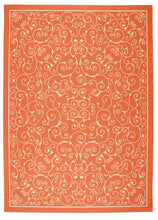 Load image into Gallery viewer, Nourison Home &amp; Garden RS019 Orange 10&#39;x14&#39; Rug RS019 Orange
