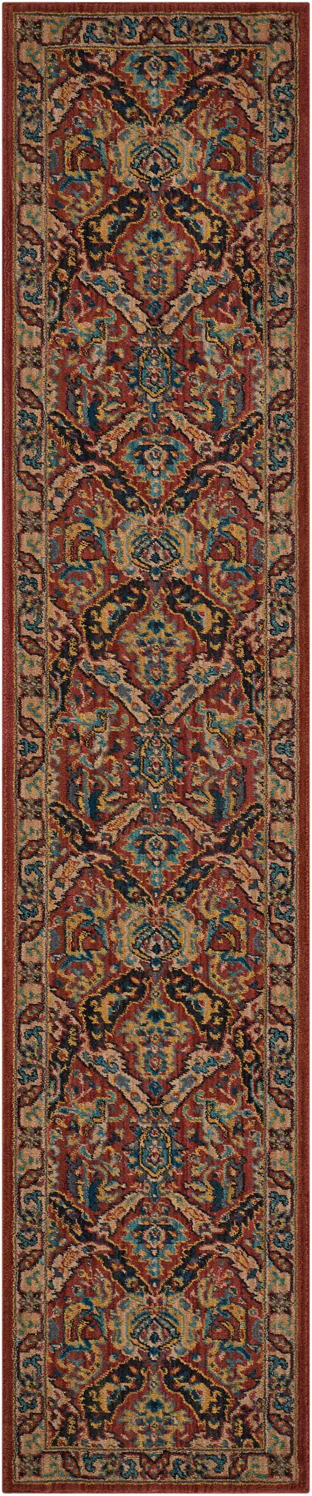 Nourison 2020 NR205 11' Runner Area Rug NR205 Terracotta