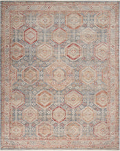 Load image into Gallery viewer, Nourison Homestead 8&#39;x10&#39; Traditional Area Rug HMS01 Light Blue Multi
