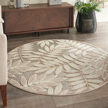 Load image into Gallery viewer, Nourison Aloha 4&#39; Round Area Rug ALH18 Natural
