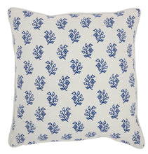 Load image into Gallery viewer, Mina Victory Life Styles Printed Branches Blue Throw Pillow RC791 18&quot; x 18&quot;
