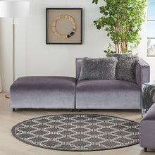 Load image into Gallery viewer, Nourison Country Side 5&#39; Round Area Rug CTR02 Charcoal
