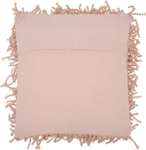 Load image into Gallery viewer, Mina Victory Shag Skinny Fugga Rose Throw Pillow DC105 20&quot; x 20&quot;
