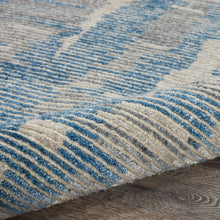 Load image into Gallery viewer, Nourison Ellora ELL01 Blue and Grey 5&#39;x8&#39; Modern Area Rug ELL01 Blue
