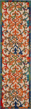 Load image into Gallery viewer, Nourison Aloha ALH21 10&#39; Runner Multicolor Easy-care Indoor-outdoor Rug ALH21 Multicolor
