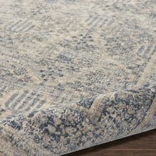 Load image into Gallery viewer, Malta by kathy ireland Home MAI12 Ivory/Blue 4&#39;x6&#39; Area Rug MAI12 Ivory/Blue
