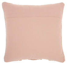 Load image into Gallery viewer, Mina Victory Life Styles Woven Diamonds Blush Throw Pillow GC103 18&quot;X18&quot;
