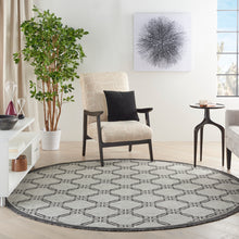 Load image into Gallery viewer, Nourison Country Side 8&#39; Round Area Rug CTR02 Ivory/Charcoal
