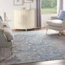 Load image into Gallery viewer, Nourison Elation 8&#39; x 10&#39; Area Rug ETN03 Ivory Blue

