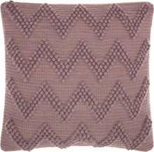 Load image into Gallery viewer, Mina Victory Life Styles Lavender Large Chevron Throw Pillow DC173 20&quot; x 20&quot;
