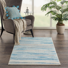 Load image into Gallery viewer, Nourison Jubilant 3&#39;x5&#39; Blue Area Rug JUB04 Blue
