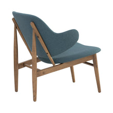 Load image into Gallery viewer, Vezel Lounge Chair - Nile Green &amp; Cocoa - GFURN
