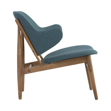 Load image into Gallery viewer, Vezel Lounge Chair - Nile Green &amp; Cocoa - GFURN
